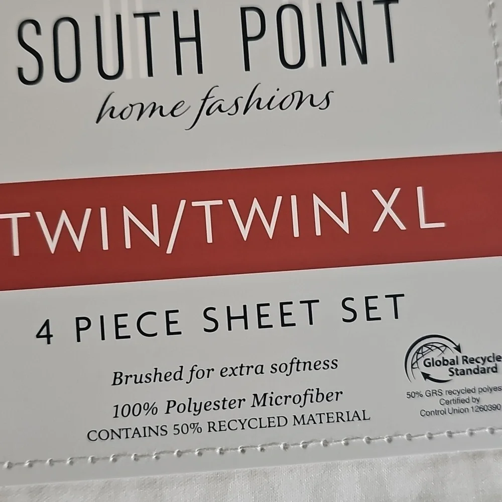 South Point Home Fashions Microfiber 4-piece Sheet Set